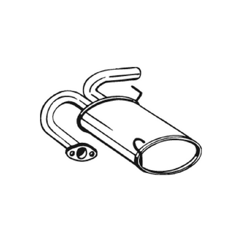 Silencieux arrière BOSAL