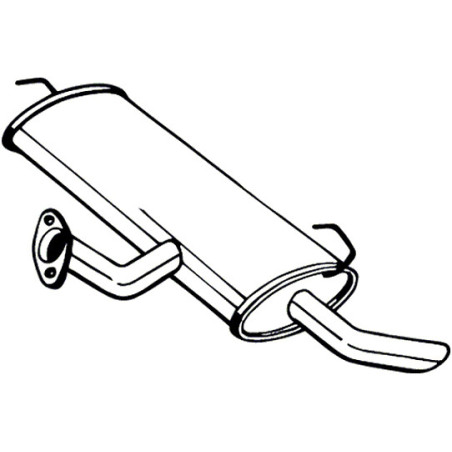 Silencieux arrière BOSAL