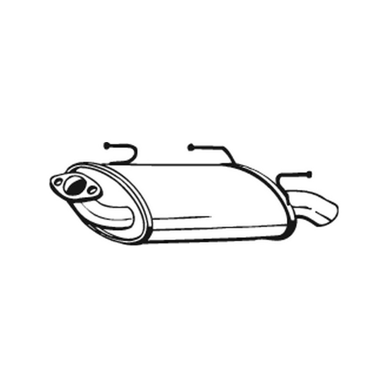 Silencieux arrière BOSAL