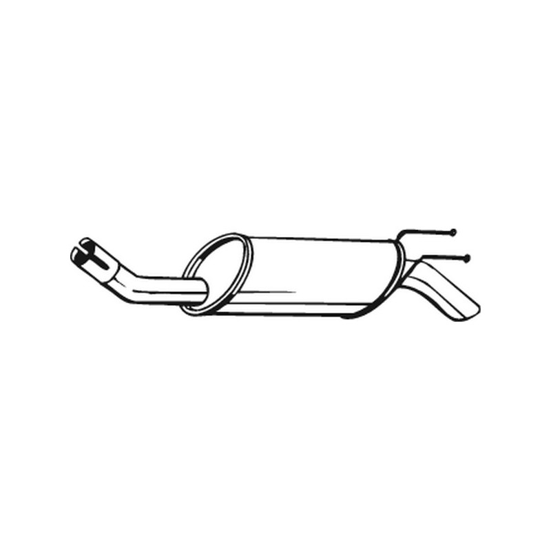 Silencieux arrière BOSAL