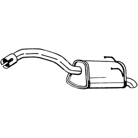 Silencieux arrière BOSAL