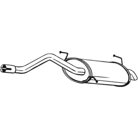 Silencieux arrière BOSAL