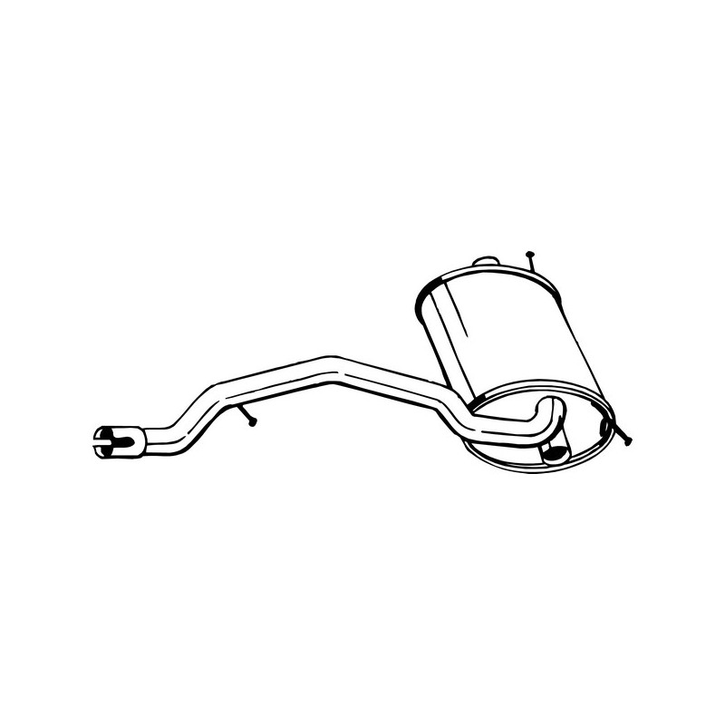 Silencieux arrière BOSAL