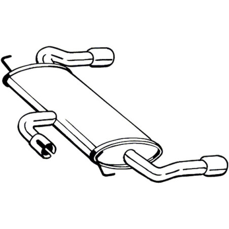 Silencieux arrière BOSAL