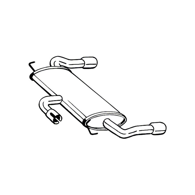 Silencieux arrière BOSAL