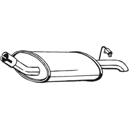 Silencieux arrière BOSAL