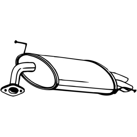 Silencieux arrière BOSAL