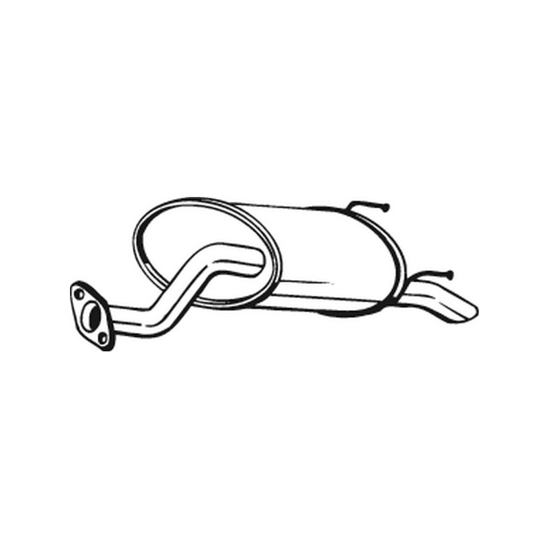 Silencieux arrière BOSAL