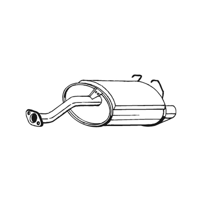 Silencieux arrière BOSAL