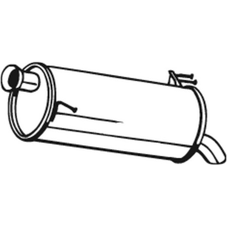 Silencieux arrière BOSAL