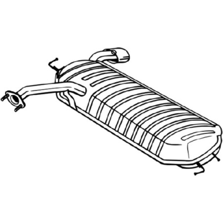 Silencieux arrière BOSAL