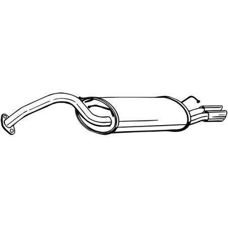 Silencieux arrière BOSAL