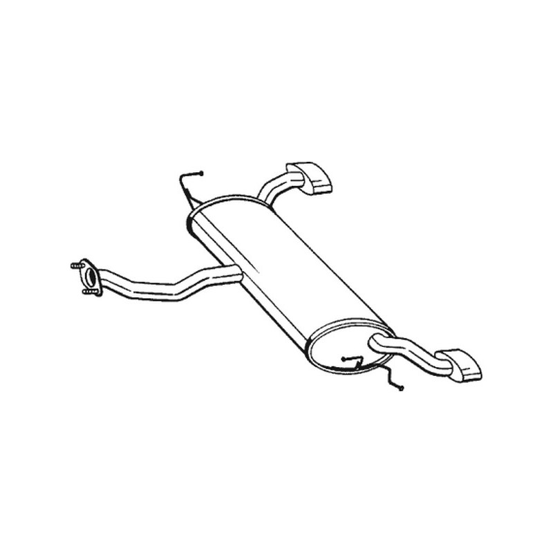 Silencieux arrière BOSAL