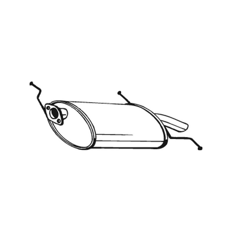 Silencieux arrière BOSAL