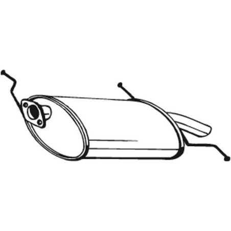 Silencieux arrière BOSAL