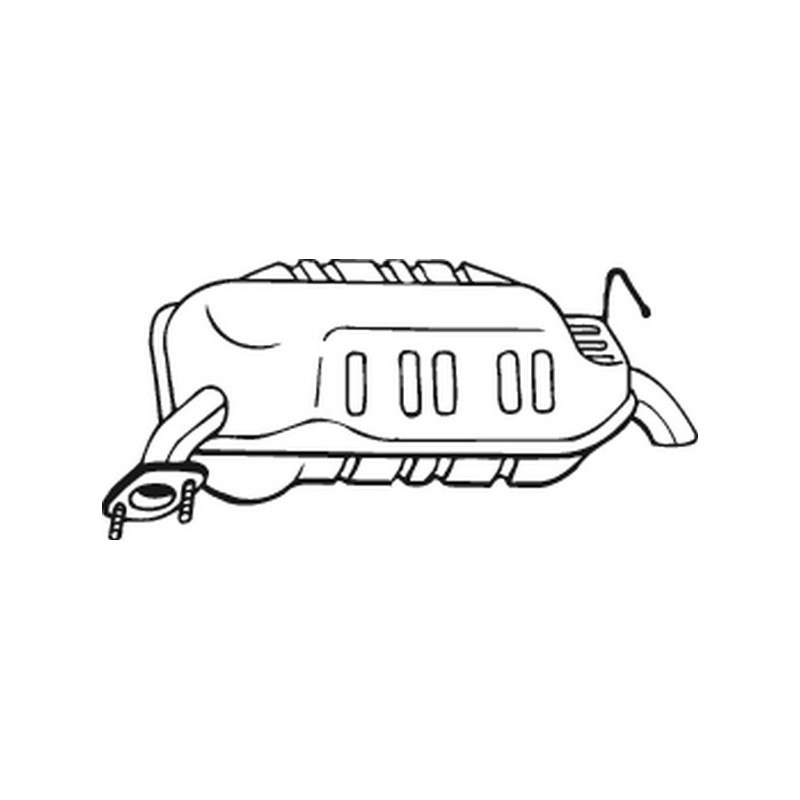 Silencieux arrière BOSAL