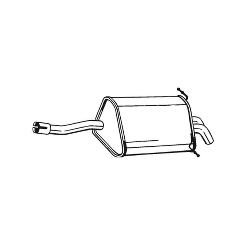 Silencieux arrière BOSAL