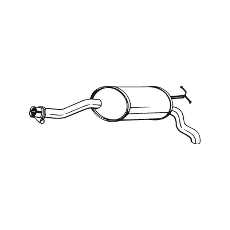 Silencieux intermédiaire BOSAL