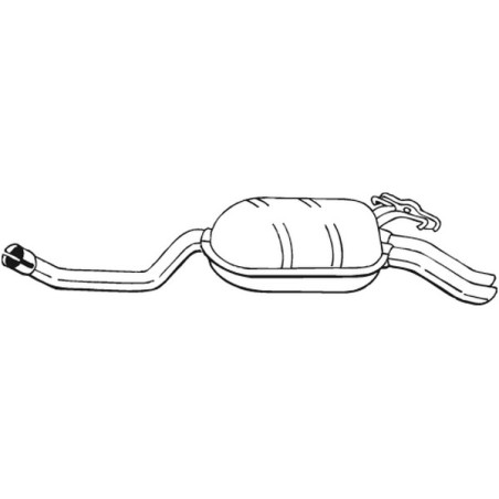 Silencieux arrière BOSAL