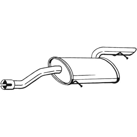 Silencieux arrière BOSAL