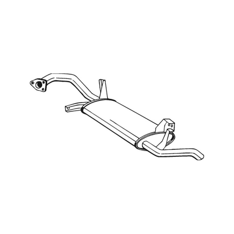 Silencieux arrière BOSAL