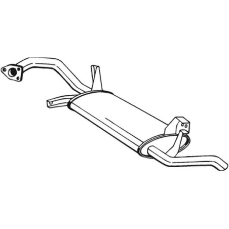 Silencieux arrière BOSAL