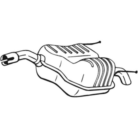Silencieux arrière BOSAL