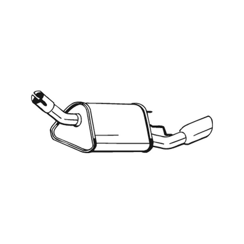 Silencieux arrière BOSAL