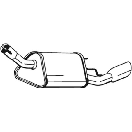 Silencieux arrière BOSAL