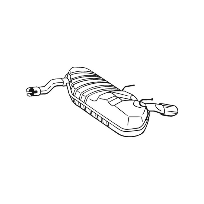 Silencieux arrière BOSAL