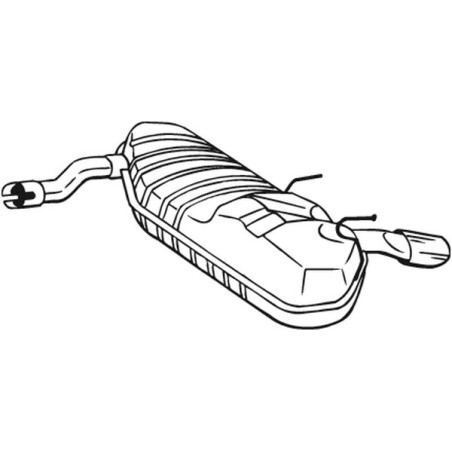 Silencieux arrière BOSAL