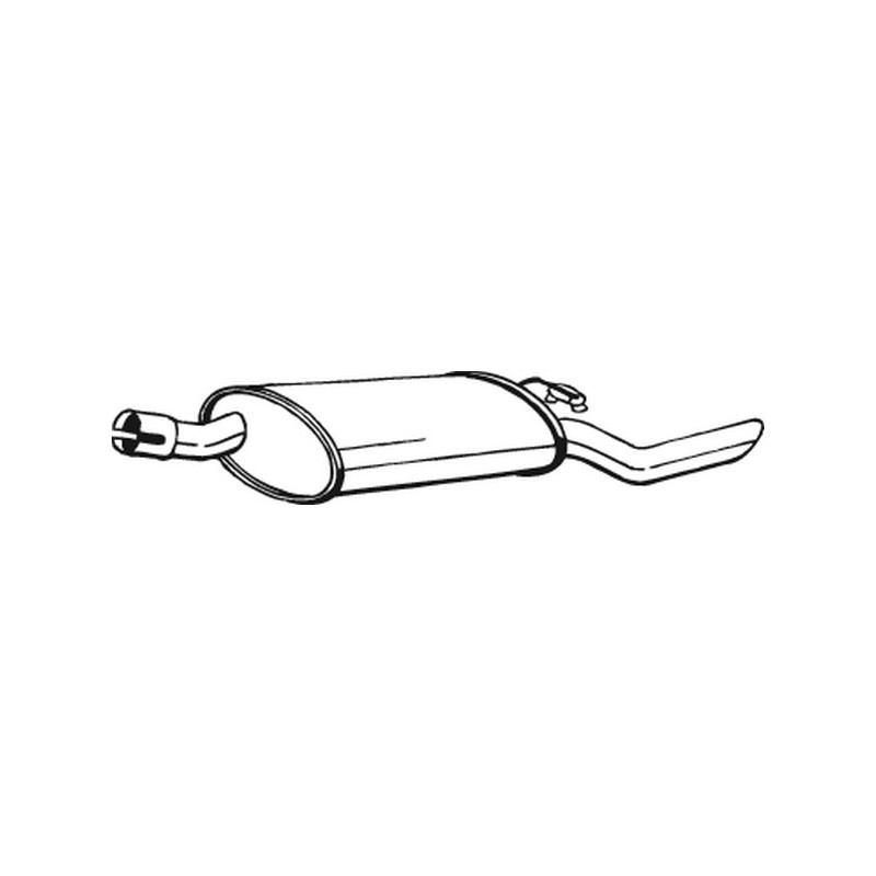 Silencieux arrière BOSAL