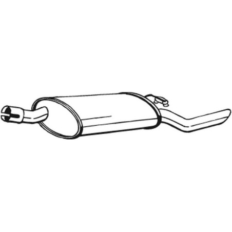 Silencieux arrière BOSAL