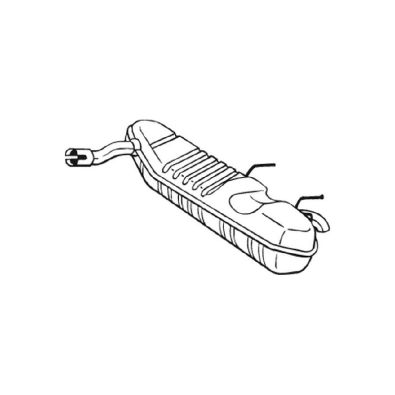 Silencieux arrière BOSAL