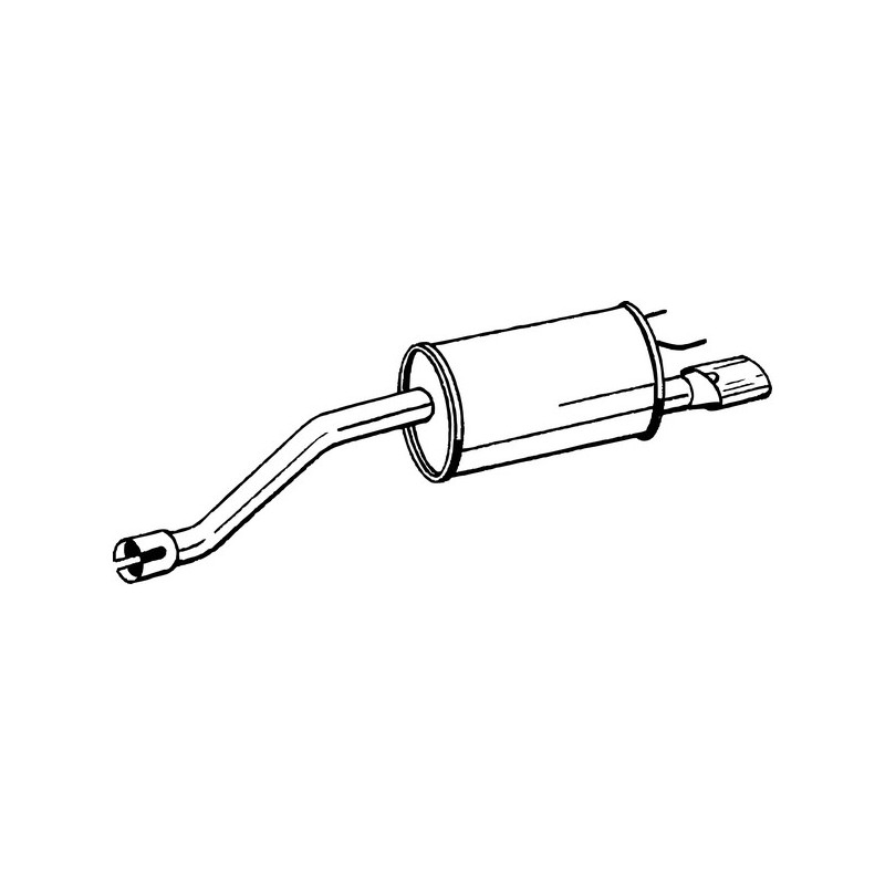 Silencieux arrière BOSAL