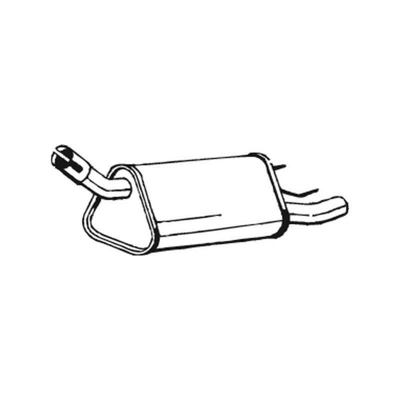 Silencieux arrière BOSAL