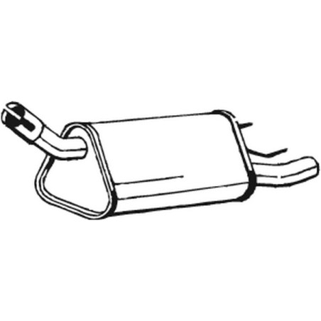 Silencieux arrière BOSAL