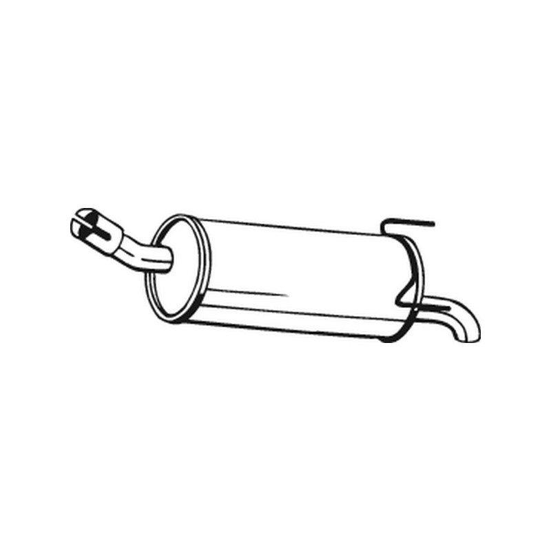 Silencieux arrière BOSAL