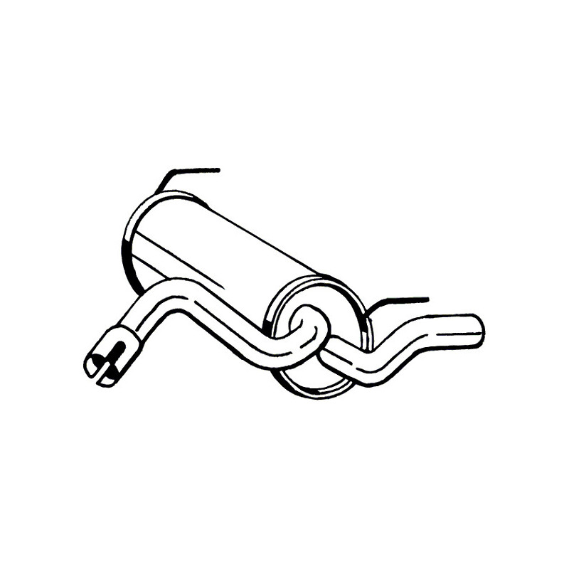 Silencieux arrière BOSAL