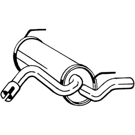 Silencieux arrière BOSAL