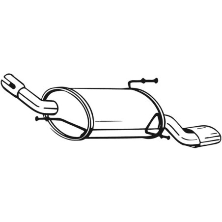 Silencieux arrière BOSAL