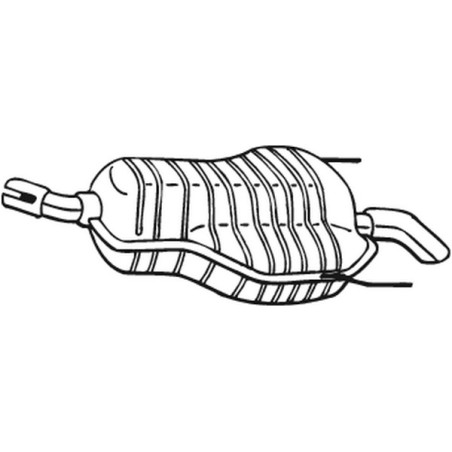 Silencieux arrière BOSAL