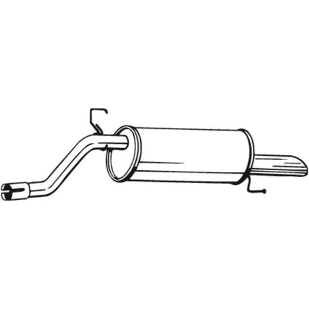 Silencieux arrière BOSAL