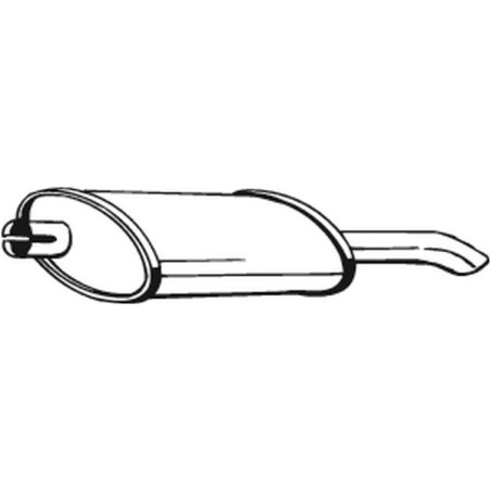 Silencieux arrière BOSAL