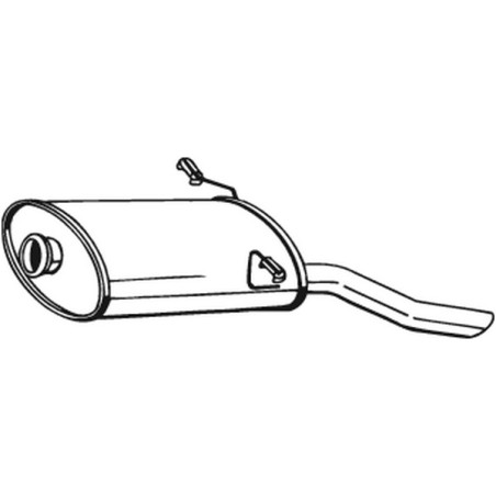 Silencieux arrière BOSAL