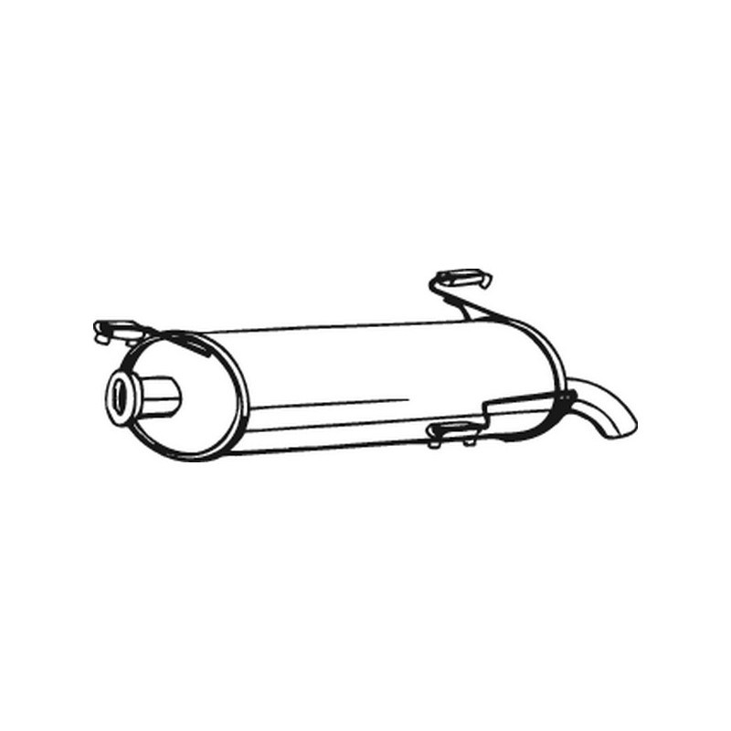 Silencieux arrière BOSAL