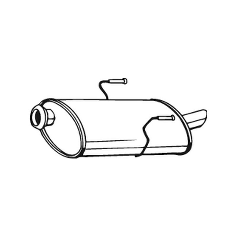 Silencieux arrière BOSAL