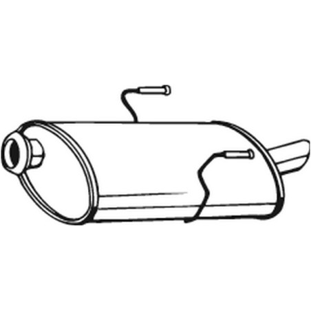 Silencieux arrière BOSAL