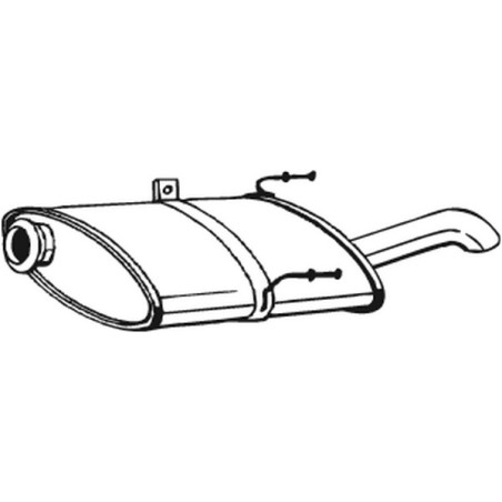 Silencieux arrière BOSAL