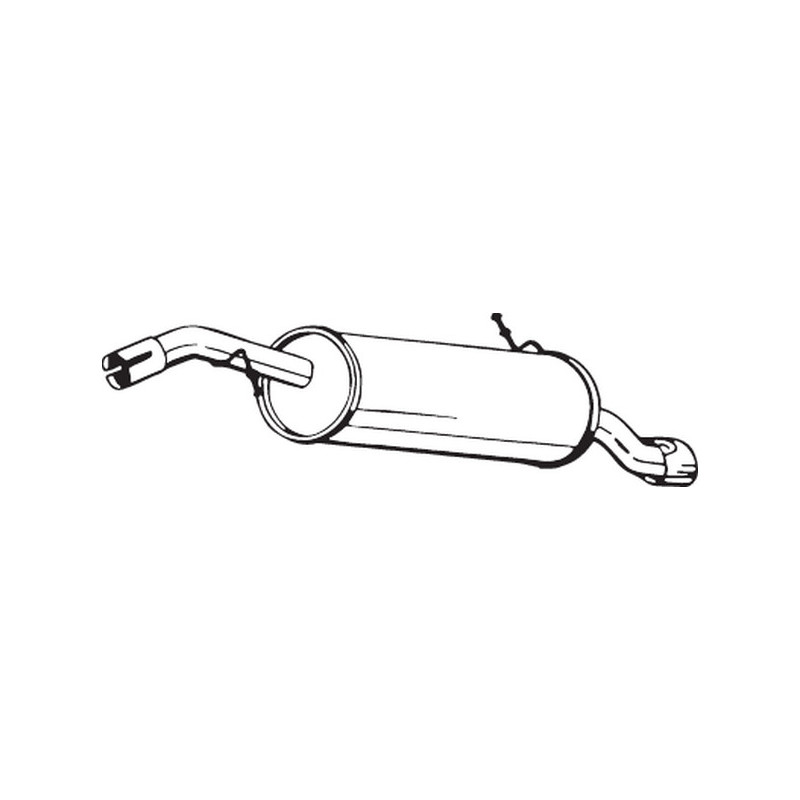 Silencieux arrière BOSAL